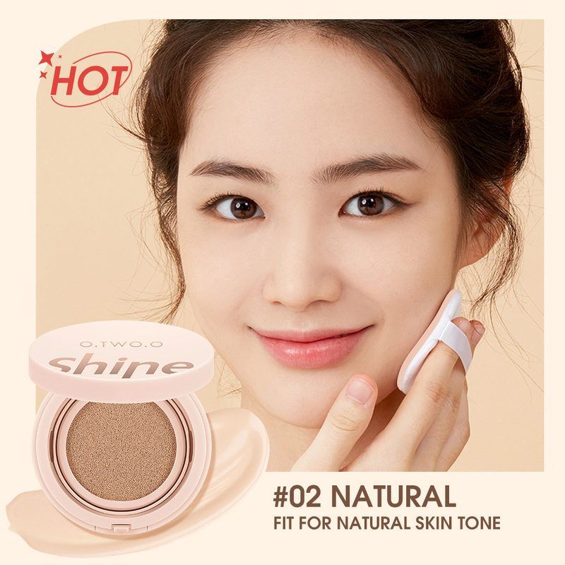 พัฟ cushion O.TWO.O Air Cushion BB Cream SE003 คอนซีลเลอร์ Water Feel Soft Retouch Skin Tone Foundat