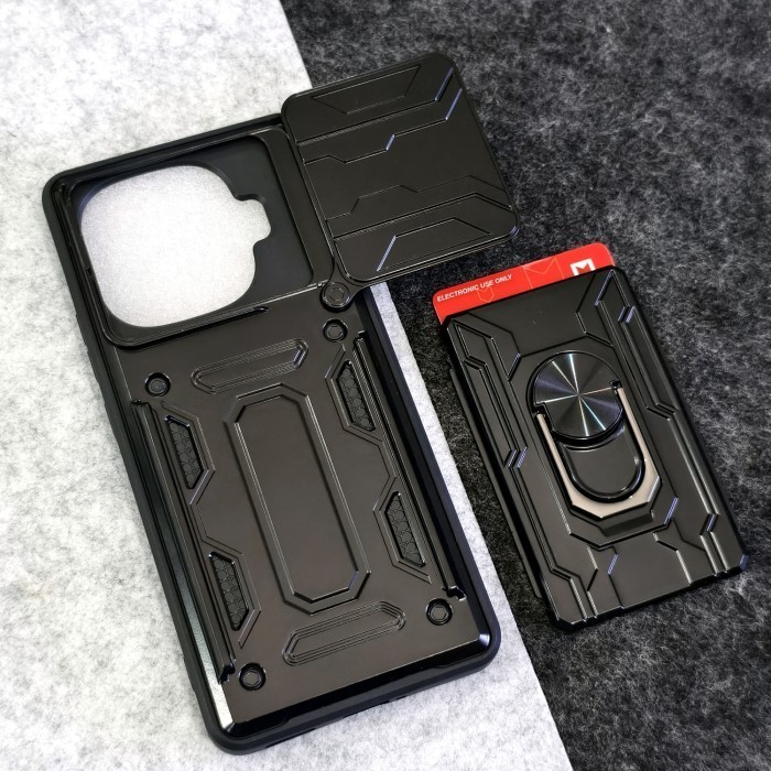 IQOO Z9 5G - CardX Flip Lens Card Ring Armor Case กันกระแทก