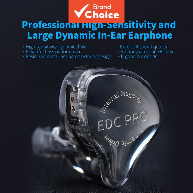 หูฟังอินเอียร์มีสาย KZ EDC PRO คุณภาพสูงระดับไข้ สําหรับฟังเพลงและเล่นเกม