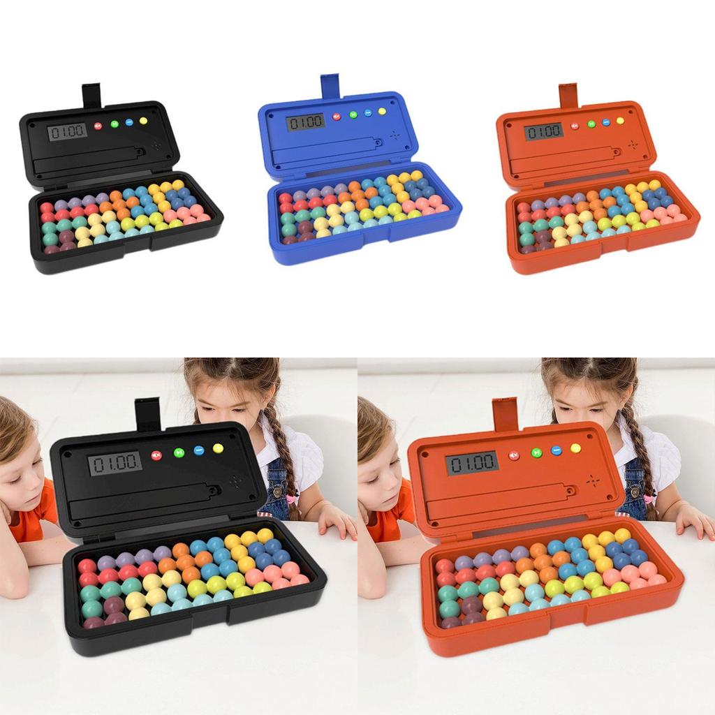 [szxflie3n] ลูกปัดปริศนาที่มีสีสันลูกปัดเกมปริศนาพร้อมตัวจับเวลาปัญญาเกม IQ 3D เกมกระดานปริศนาสําหรับเด็กผู้ใหญ่ชายหญิง