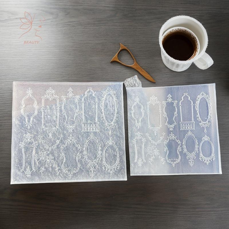 [maybeauty] 1 ชิ้น Bowknot Sea Jellyfish Rose Leaf 3D อะคริลิคแม่พิมพ์ตกแต่งเล็บเล็บ DIY ออกแบบซิลิโคนเล็บแม่พิมพ์ {TH}