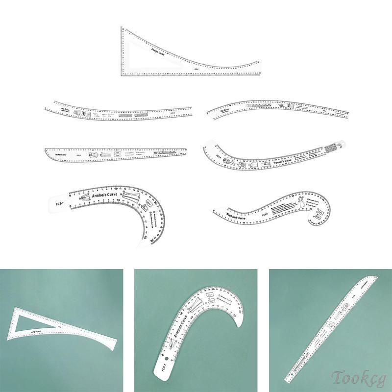 [Tookcg] French Curve Ruler Dressmaking Dress Curve Rulers Pattern Template Making