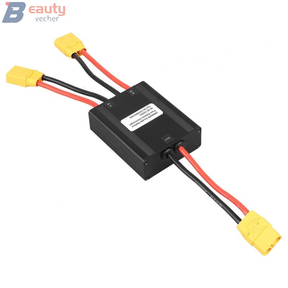 Ebike โมดูลขนานแบตเตอรี่คู่ 50A 12V ถึง 72V พร้อมอะแดปเตอร์การเชื่อมต่อ XT90