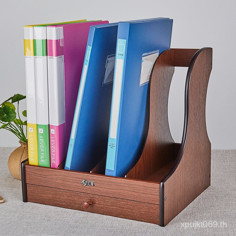ไฟล์ ไฟล์ไม้คอลัมน์ คั่นหนังสือ สี่กรอบการจัดเก็บเดสก์ทอปไม้ชั้นเก็บผู้ผลิตคอลัมน์สี่เท่าไฟล์อุปทานโ