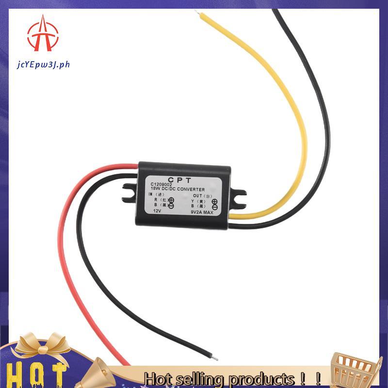 jcyepw3j 12V ถึง 9V DC-DC Buck Converter โมดูลแหล่งจ่ายไฟตัวควบคุมแรงดันไฟฟ้า