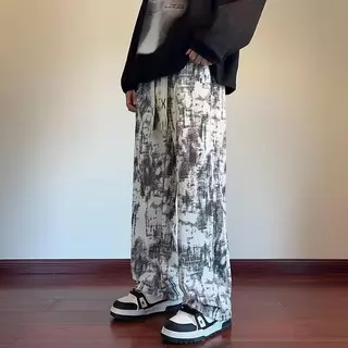 56MEN Pants ZR816 กางเกงขายาว ลำลอง กางเกงบางเบาใส่สบาย กางเกงวอร์ม ทรงหลวม เอวยางยืด