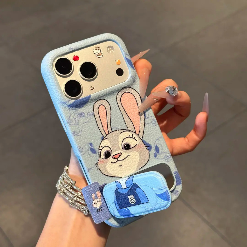 Zootopia Judy Nick TPU เคสโทรศัพท์สําหรับ iPhone 17 16 15 14 13 12 11 Pro Max กันกระแทกกันฝุ่นป้องกันรอยขีดข่วนน่ารักการ์ตูนปก