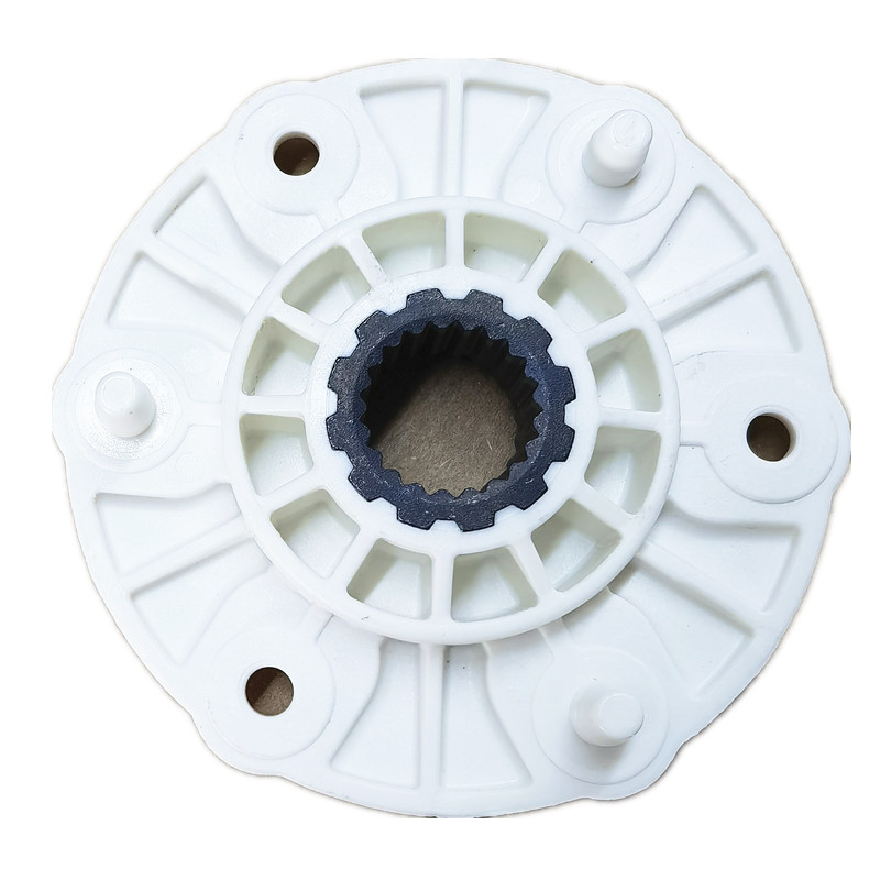 บูชเพลาและเฟือง 21 ซี่ (รหัส MBF618448) สำหรับมอเตอร์ DD เครื่องซักผ้าหมุนเหวี่ยง LG วัสดุ PBT-GF30 