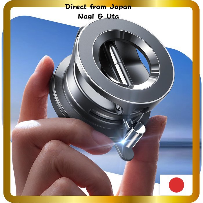 ที่วางโทรศัพท์ในรถยนต์ LISEN Magsafe [ถ้วยดูดสุญญากาศ + ป้องกันเล็บ + การดูดซับนาโนเจล + โครงสร้างย