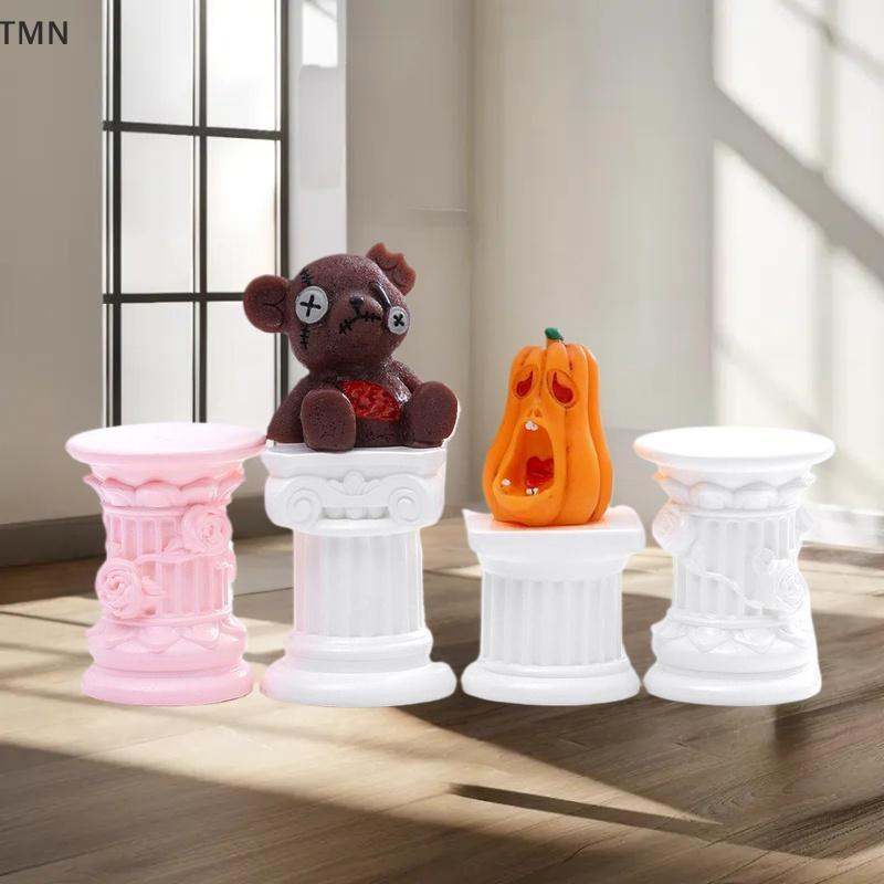 [TMN] เสาโรมันคอลัมน์กรีกรูปปั้นแท่นเชิงเทียนแท่นหุ่นประติมากรรมบ้านในร่ม Dinning Room สวนทิวทัศน์ตก