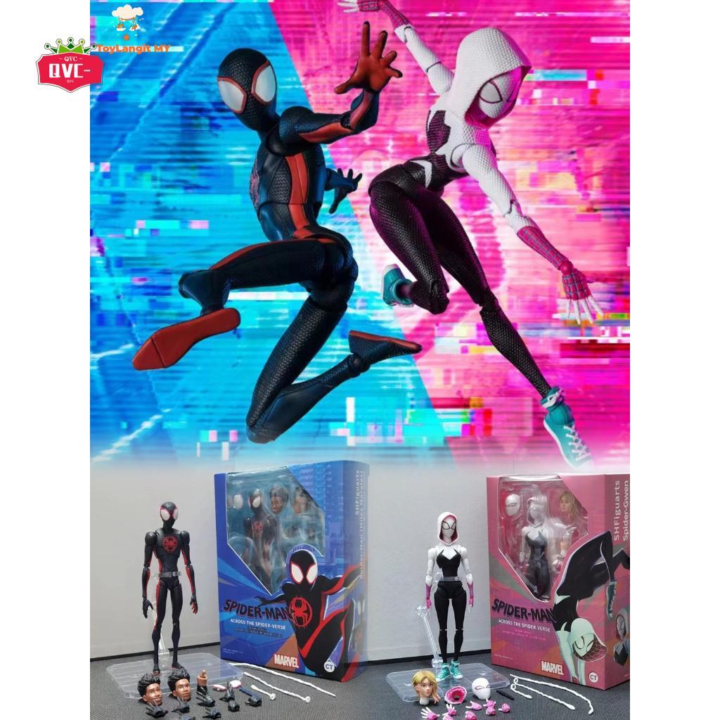 Marvel Miles Morales Spider-Verse Action Figure - PVC ของเล่นสะสมสําหรับแฟนๆ