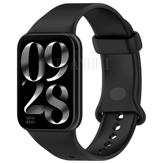 ใหม่เข้ากันได้กับ Xiaomi Mi Band 9/8 Pro สายนาฬิกาซิลิโคน Universal Redmi Watch 5/4 สายรัดข้อมือ