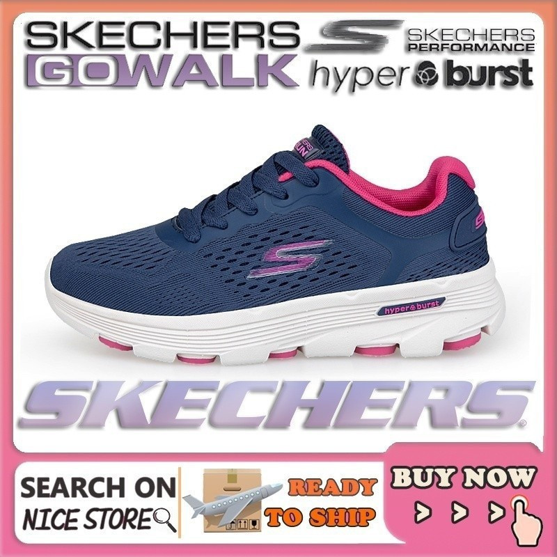 [คุณภาพดี Kasut Sukan Perempuan Skechers_ GO WALK All-match Ultralight สบายเดินรองเท้าผู้หญิงฤดูร้อน