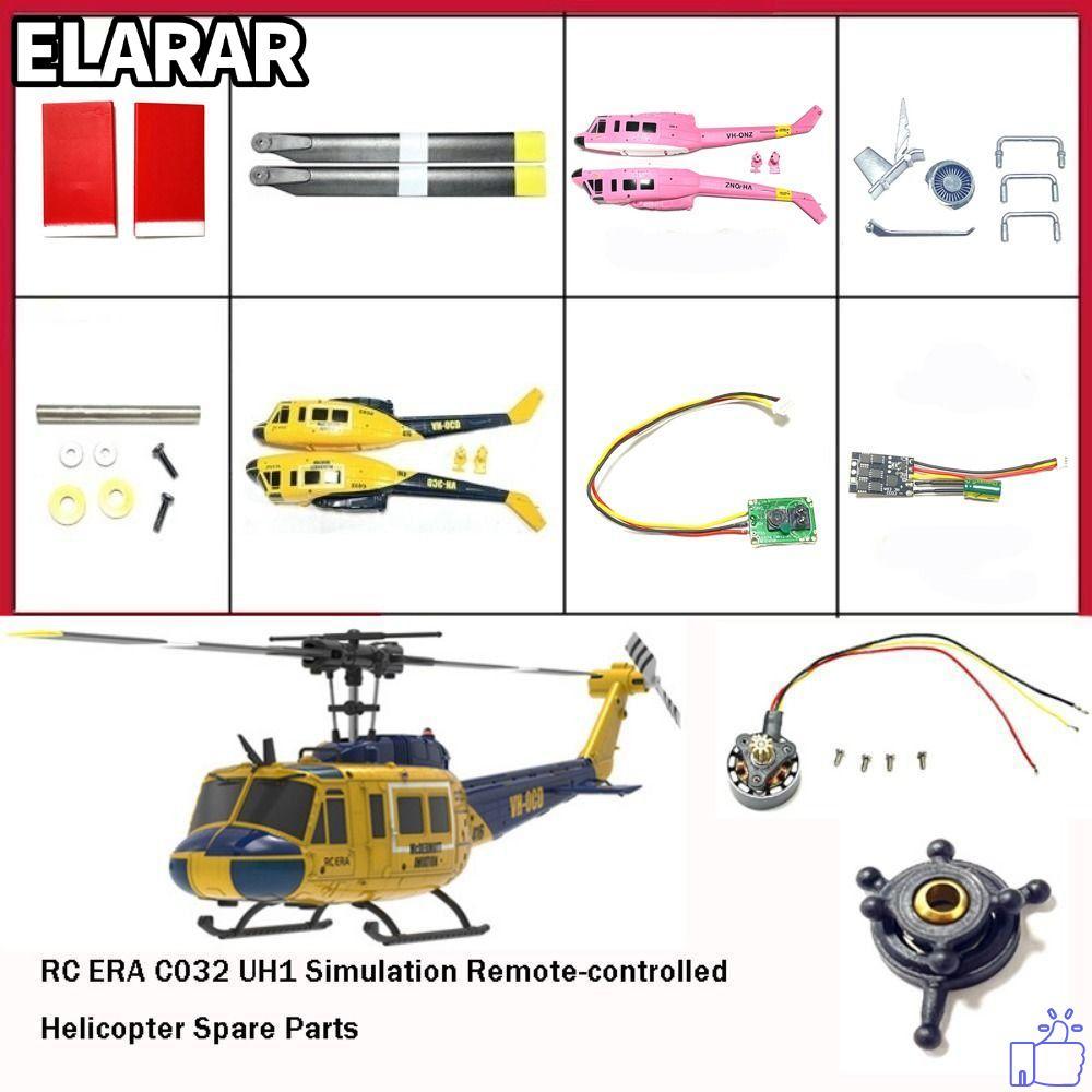 เอลรา‌อุปกรณ์เสริมเครื่องบินรุ่น R, RC ERA C032 UH1 RC เฮลิคอปเตอร์อะไหล่, มอเตอร์จําลองคุณภาพสูงแบต