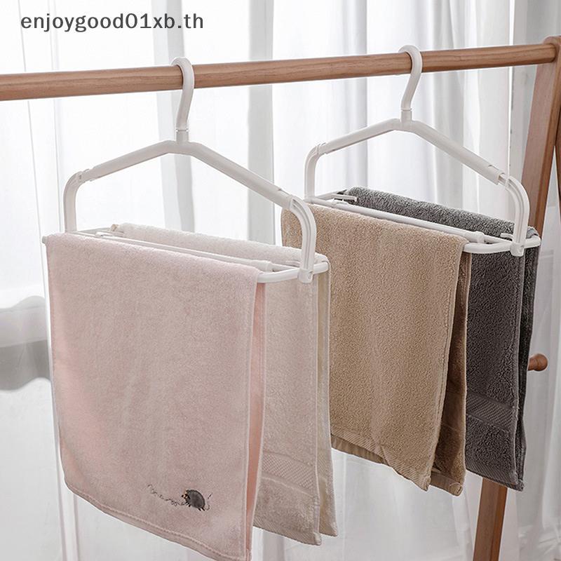 EDTH ไม้แขวนเสื้อพลาสติกพร้อมคลิปประหยัดพื้นที่ Scalable เสื้อยืดชุด Coat ผ้าเช็ดตัวแขวนอุปกรณ์เสริมสําหรับ Home Closet ระเบียง.
