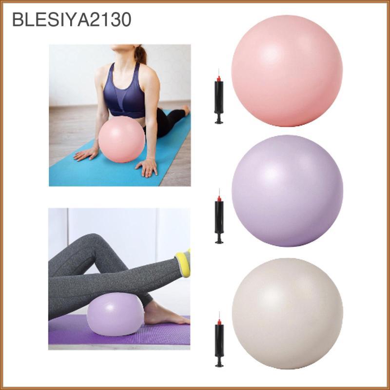 [blesiya2130] PVC Pilates Ball Core Training Yoga Stability Ball สําหรับฟิตเนสอุปกรณ์สมดุลที่บ้านสํา