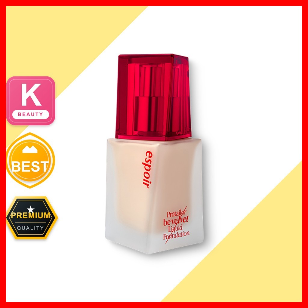 [Espoir] Protailor Foundation Be Velet -No.5 Beige / Korean Foundation / Velvet Finish / ของแท้ 100%