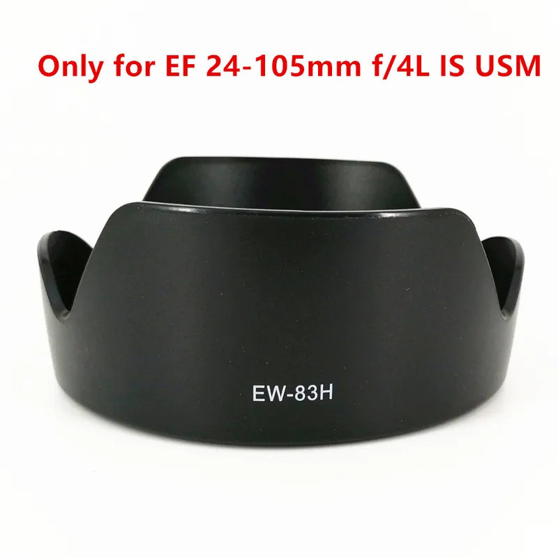 กลีบดอกไม้เลนส์ Hood Shade เปลี่ยน EW-83H สําหรับ Canon EF 24-105 มม.f/4L IS USM / 24-105 มม. f4L IS