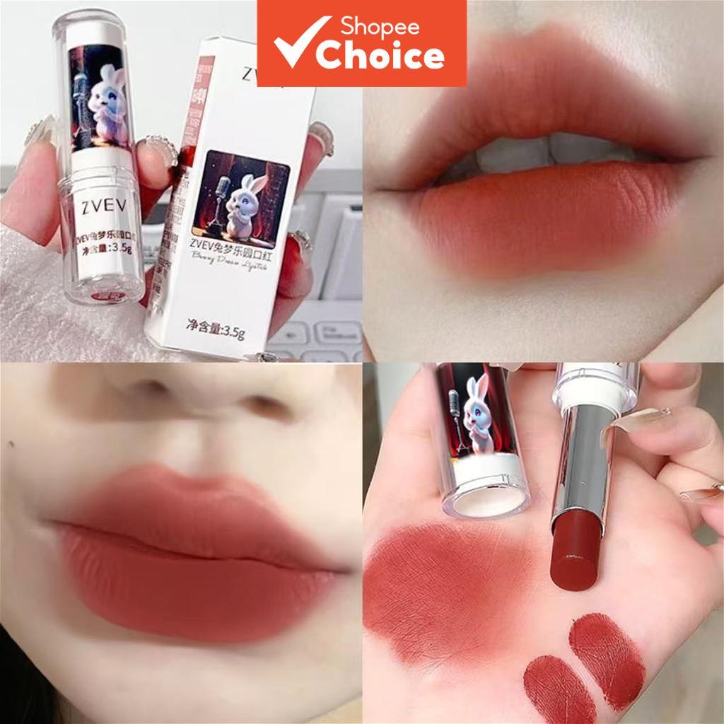 ลิปสติกเนื้อกํามะหยี่ สีสันอิ่มชัด ติดทนนาน เนื้อสัมผัสนุ่มสบายริมฝีปาก สวยเป็นธรรมชาติ