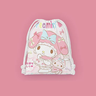 ⚡พร้อมส่ง⚡กระเป๋าหูรูด สไตล์เกาหลี กระเป๋าผ้า กระเป๋าสำหรับผู้หญิง น่ารัก กระเป๋าเก็บของนักเรียน drawstring pocket