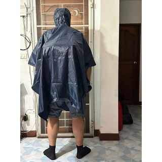 เสื้อกันฝนค้างคาว TP ผู้ใหญ่ ฟรีไซส์ แบบหนา 3in1 กันฝน คลุมมอไซค์ XXL เดินป่า พกพาง่าย