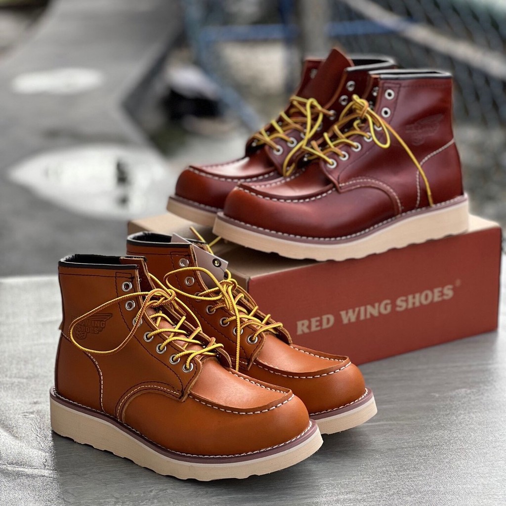 Red Wing Outdoor Wing Cowhide รองเท้าผ้าใบคุณภาพสูงผู้ชาย
