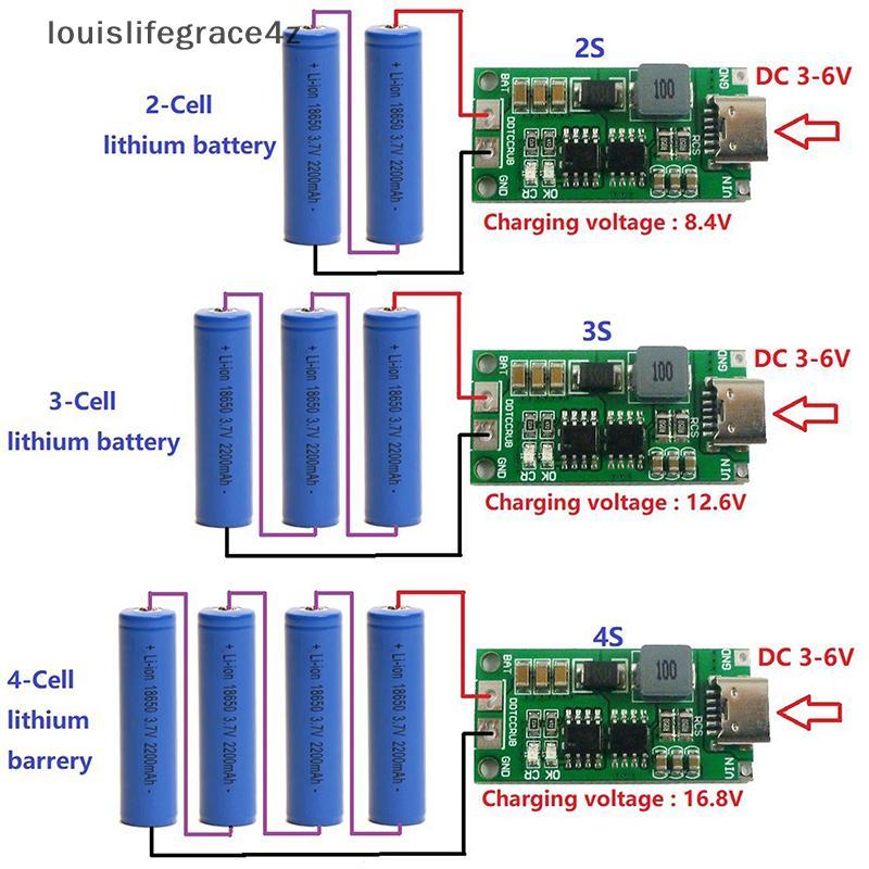 2S 3S 4S 1-4A Booster โมดูลแบตเตอรี่ลิเธียมลิเธียมโพลิเมอร์โมดูลชาร์จ Step-Up Boost LiPo Polymer Li-Ion Charger