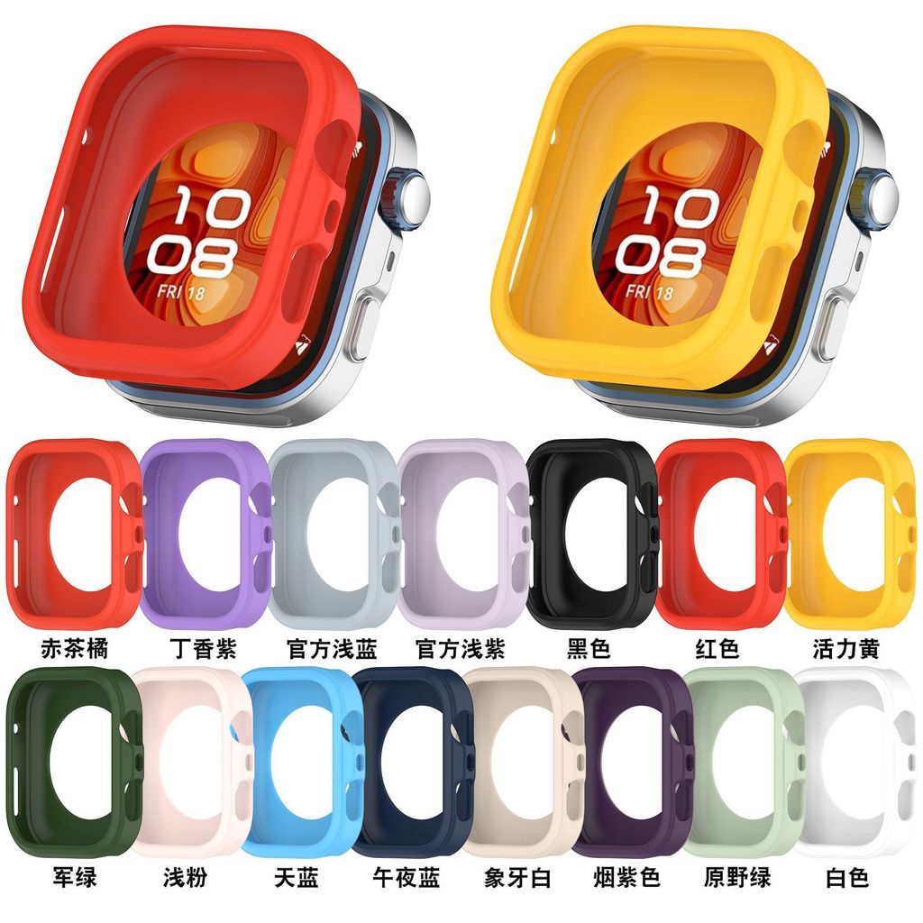เหมาะสําหรับ Huawei watch Fit5 เคสซิลิโคน Huawei FIT4 Pro เคสนาฬิกายางนุ่ม