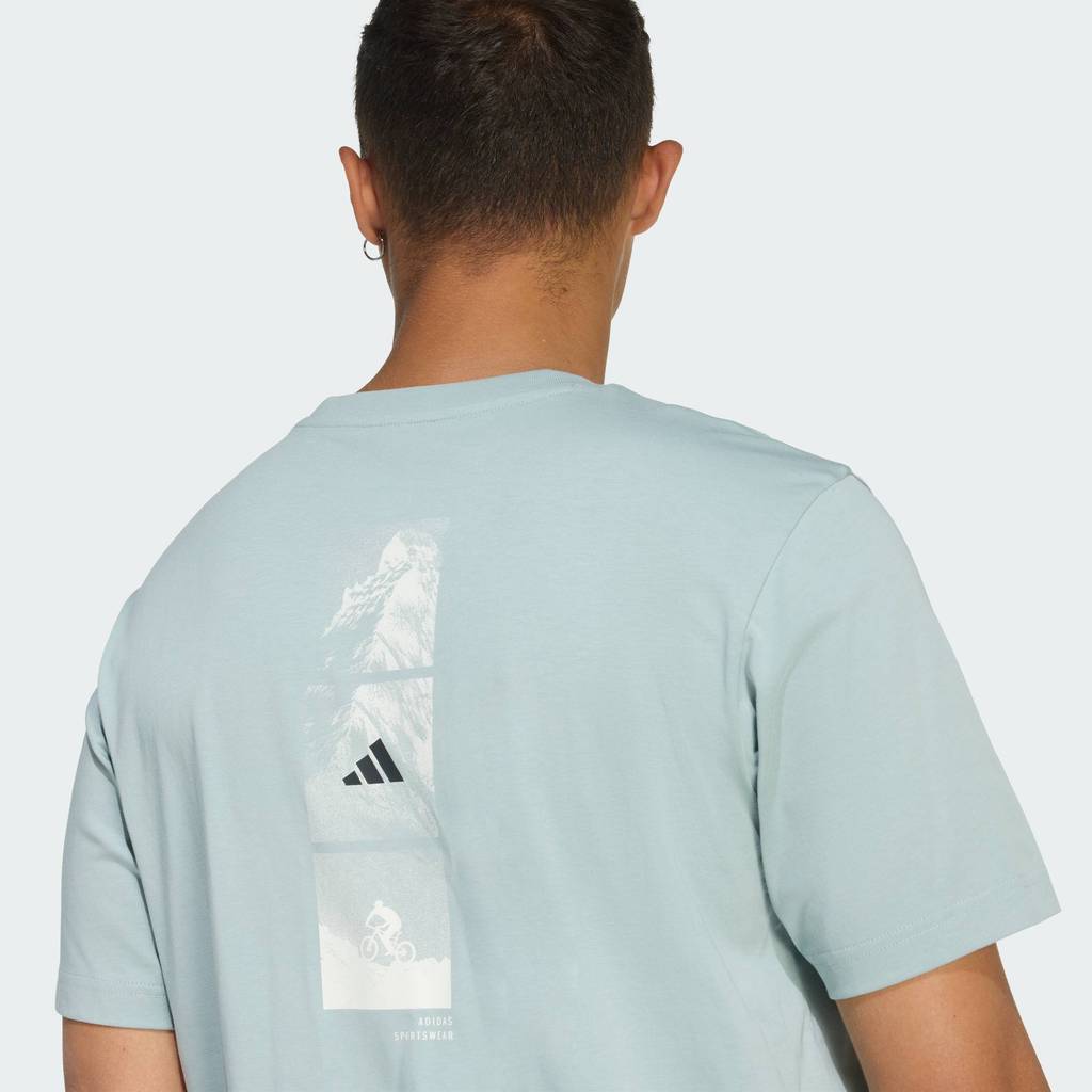 adidas تيشيرت رجالي Outdoor Mountain Biking — أخضر — صورة 8