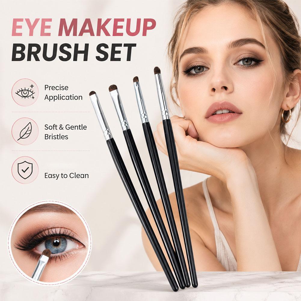 4 แปรงแต่งหน้าผมม้าชุดอายแชโดว์แปรงผสม Brightening K3b6