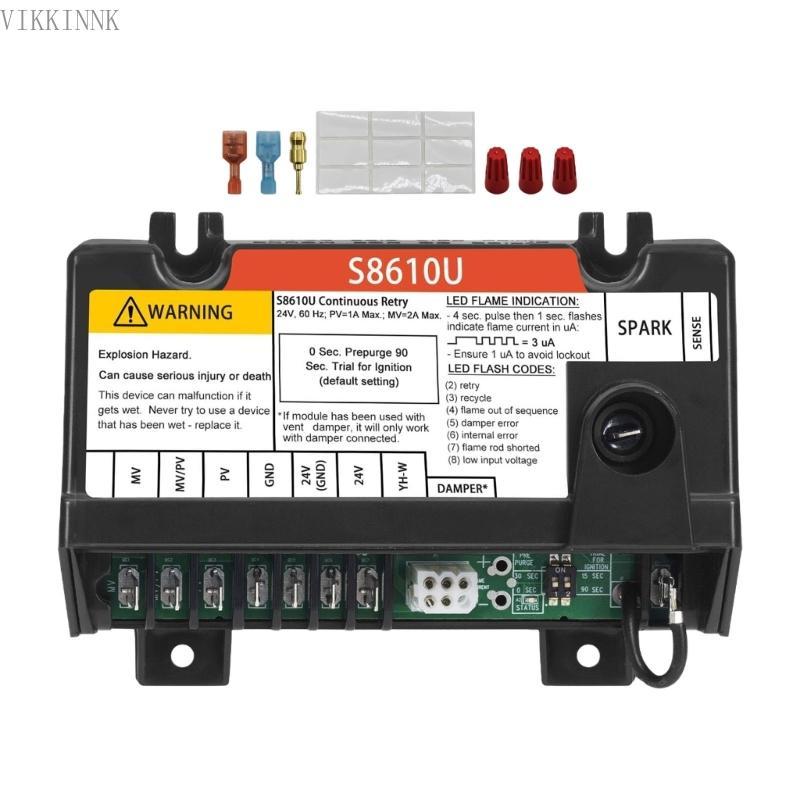 VIKK โมดูลจุดระเบิด Pilots S8610U โมดูลบอร์ดควบคุมเตา