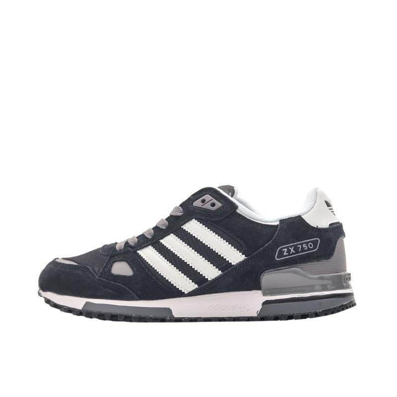 Adidas ZX750 รองเท้าผ้าใบหนังกลับใหม่ รองเท้าสเก็ตบอร์ด Unisex