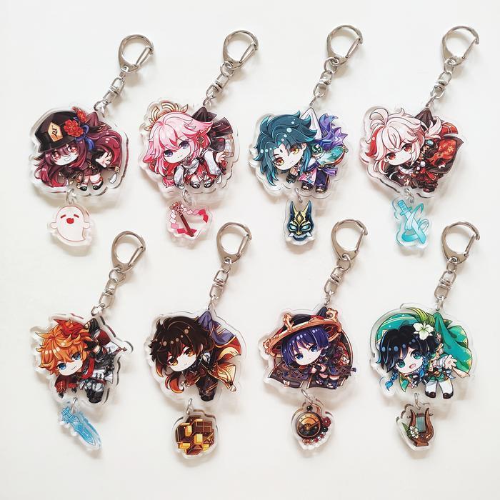 GANTUNGAN พวงกุญแจใหม่ / พวงกุญแจอะคริลิคเกม Genshin Impact 2 - H Venti