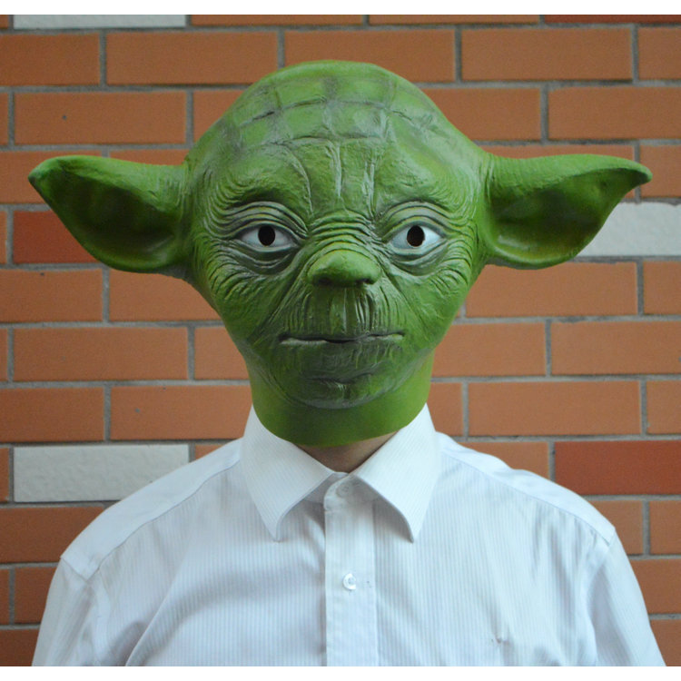 Alien Mask Monster Shrek Mask Ghost Festival Latex Headgear Star Wars Elder Yoda Mask