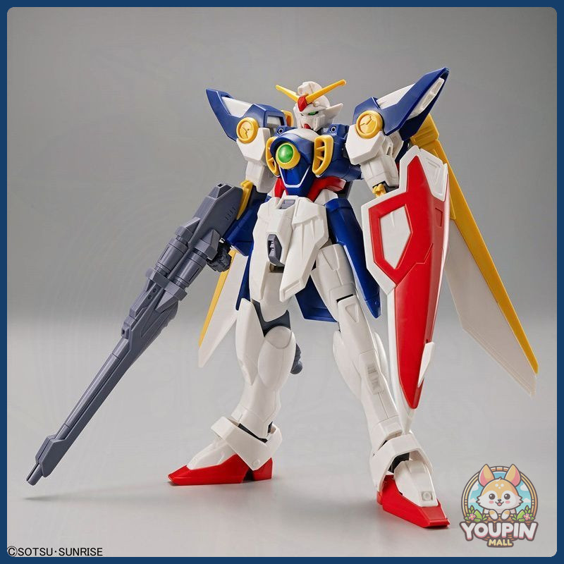 พร้อมสต็อก Bandai EG Flying Wing Gundam เกรดเข้าชุดสูทมือถือใหม่ 1/144 Gundam W Assembly Model