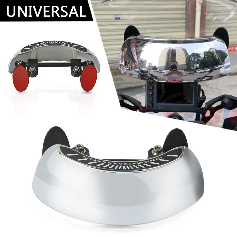 กระจก 180 + องศา Blind Spot กระจกมุมกว้างกระจกมองหลังสําหรับ SUZUKI VL800 VZ800 INTRUDER C800 M800 B