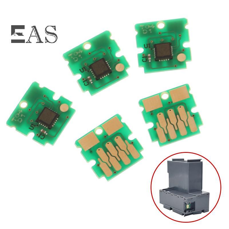 [EA] 1/5 ชิ้น T04D100 T04D100 T04D1 EWMB2 หมึกกล่องบํารุงรักษาชิปสําหรับ EPSON L6160 L6168 L6170 L61