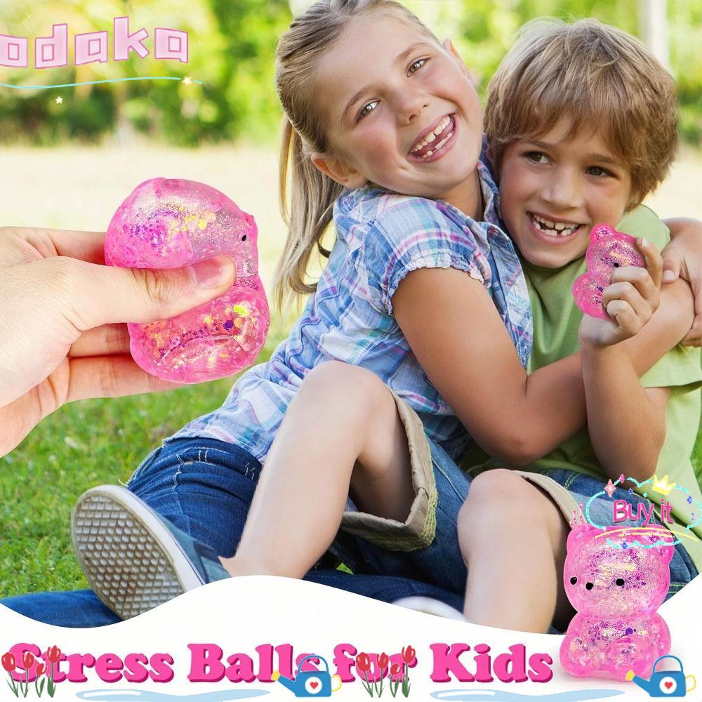 ODAKA Sugar Stress Ball Sensory Toys, Cute Soft Bear Squishy Fidget Toys, Gummy Bear ของเล่นคลายเครี