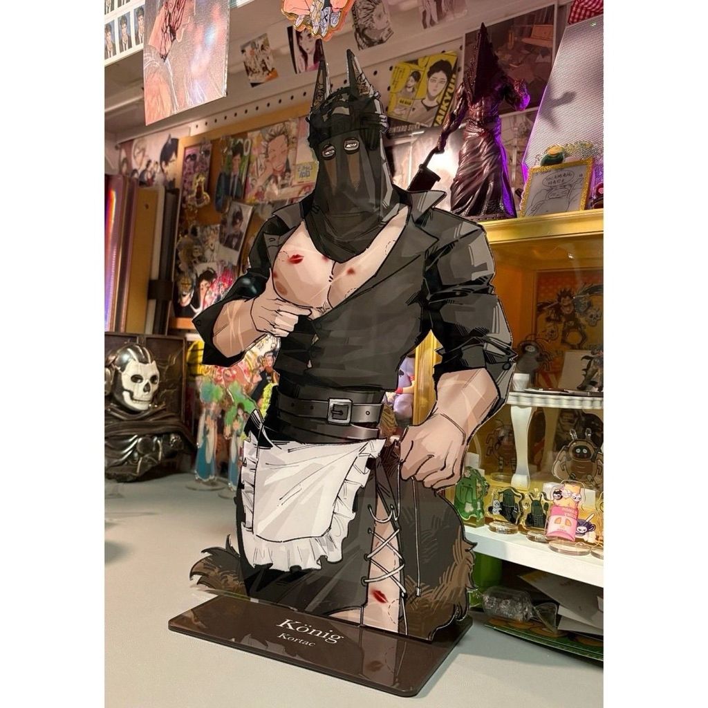 Call of Duty อะคริลิค Ghost Kruger Konig รูปจอแสดงผลอะนิเมะสินค้าคอลเลกชันตกแต่งโต๊ะเครื่องประดับ Ka