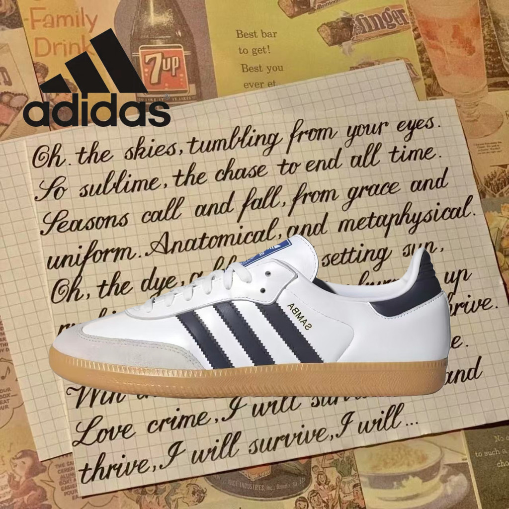 （ของแท้ 100 %）💞 adidas originals gazelle Samba OG spezial IF3814 สีขาว