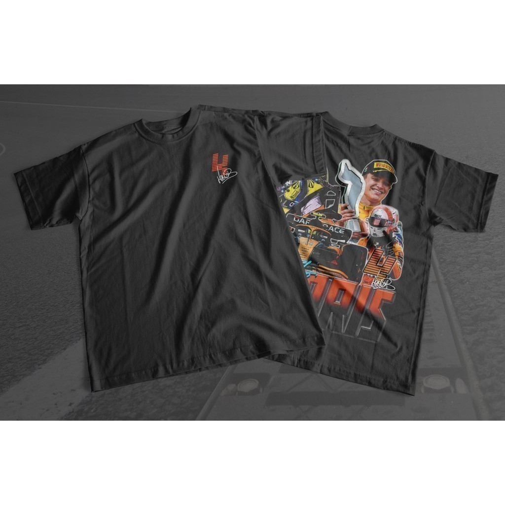 แฟชั่น Lando 2025 Norris Formula 1 Racing Graphic T-shirt, F1 Racing Shirt, Motorsport Clothing F1, 