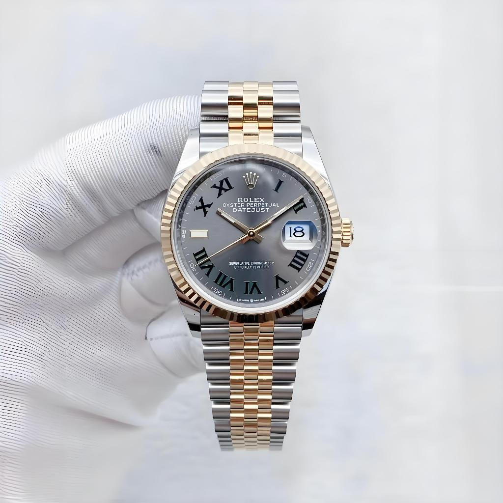 XNOY 2026AAARRo le xsa_41mm Datejust M126233-035 นาฬิกากลไกอัตโนมัติ