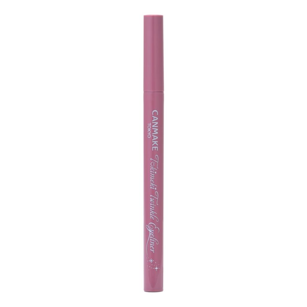 Canmake Tokimeki Twinkle Eyeliner - Liquid Eyeliner with Micro Pearls, Felt Tip Pen in Cosmic Shower