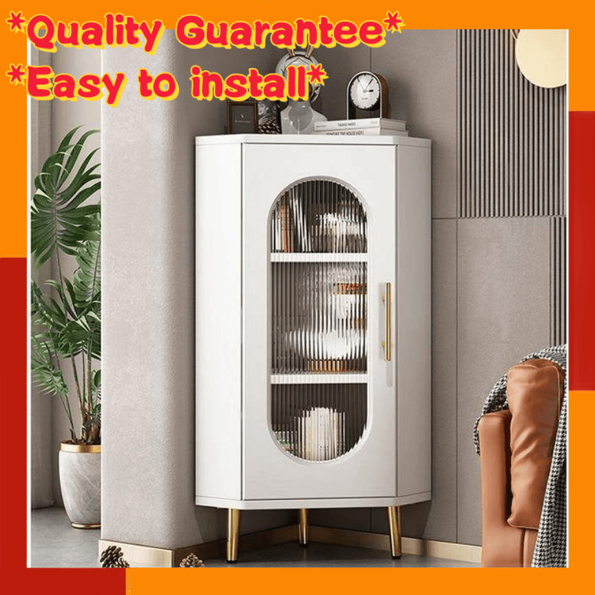 Sofa side cabinet corner storage rack dining side cabinet living room corner decorative cabinet mult