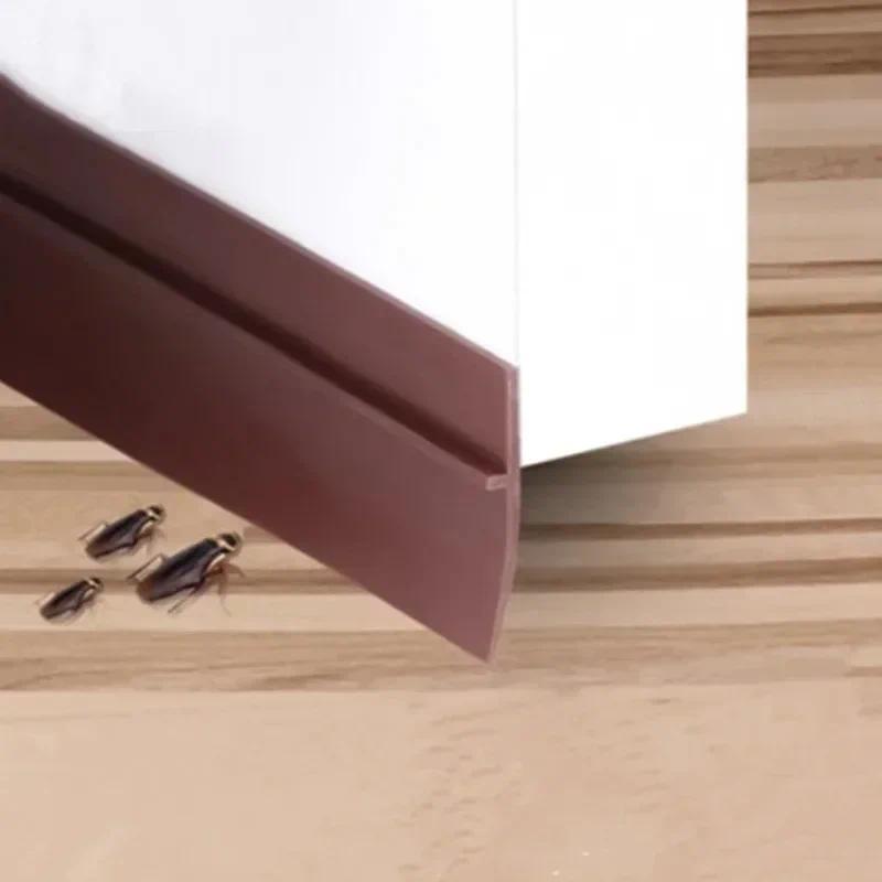 Silicone Self-Adhesive Weather Stripping Under Door Draft Stopper Window Seal Strip 45mm  Insulator 
