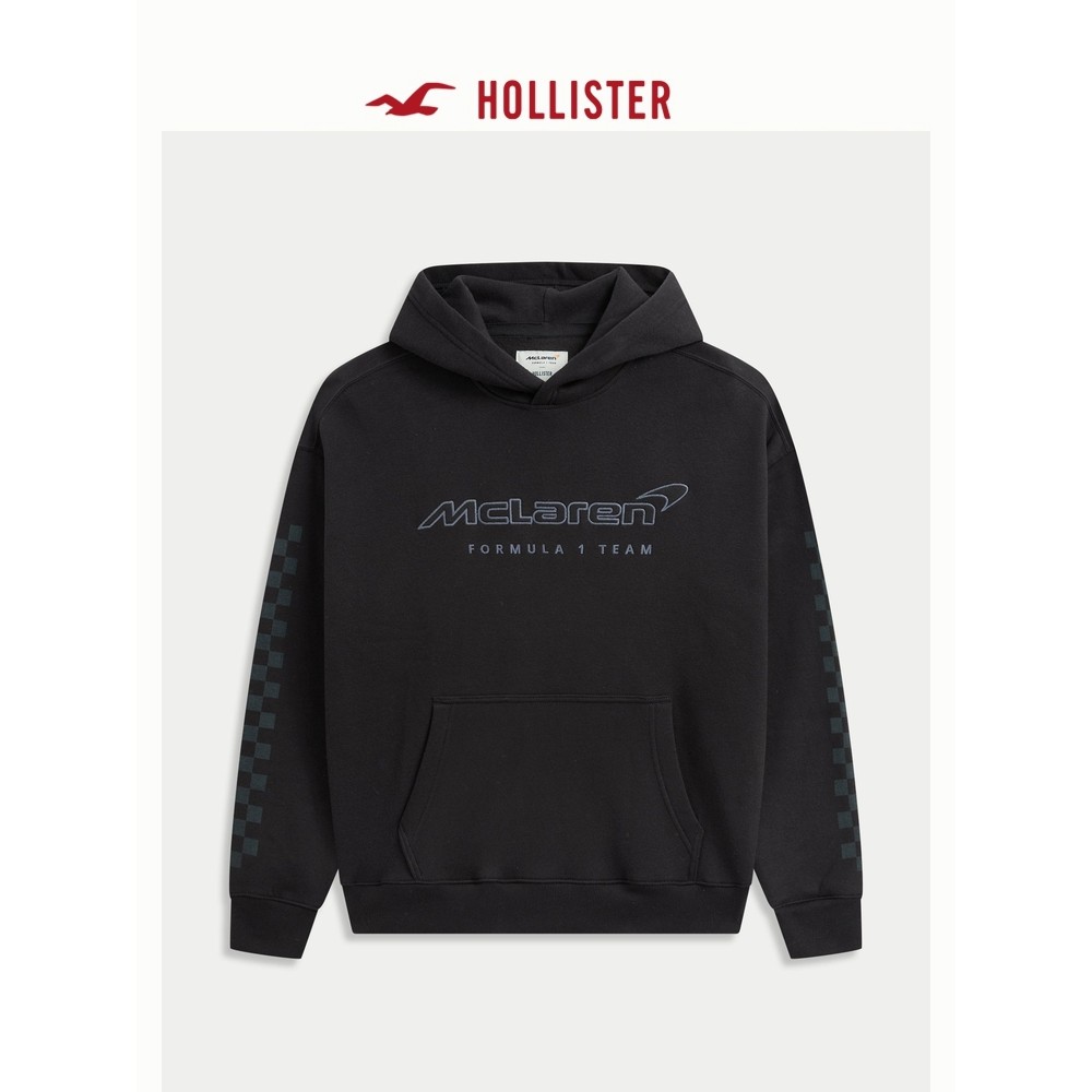 เสื้อฮู้ดผู้ชาย Hollister Racing Series คุณภาพสูง ไซส์ใหญ่