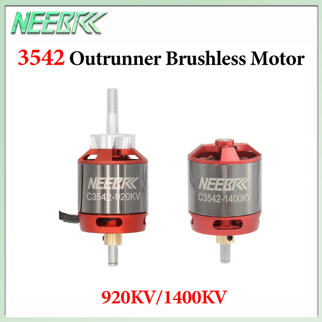 NEEBRC 3542 920KV 1400KV Outrunner มอเตอร์ไร้แปรง 2-4S สําหรับ RC ปีกคงที่ FPV Racing Drone เครื่องร