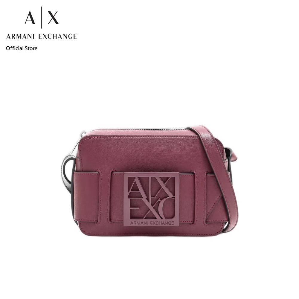 Armani Exchange กระเป๋าสะพายข้างผู้หญิง รุ่น 942699-0A874-UA343-สีแดง