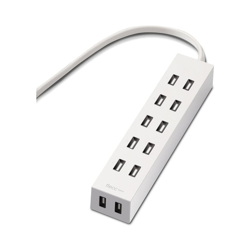 Japan Direct Mail ELECOM ELECOM ELECOM Power Strip ป้องกันฝุ่น ทนความร้อน 6 หลุม 1 สีเบจ