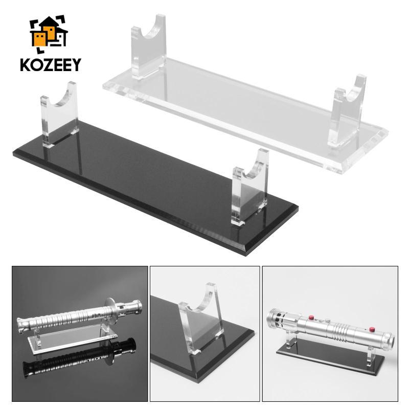 KOZEY Clear Collectible Sword Stand Saber Display Storage Katana Gladiator